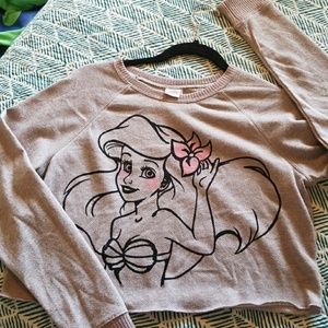 Disney Cropped Ariel Sweatshirt